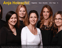 Tablet Screenshot of holzapfel-steuerberatung.de